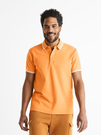 Celio Beline Polo Tricou Portocaliu