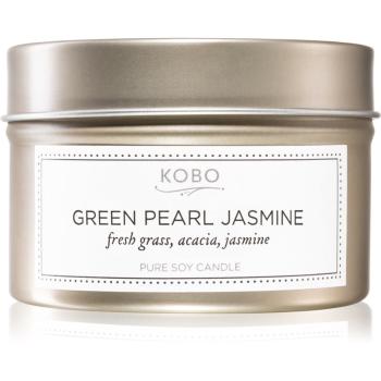 KOBO Coterie Green Pearl Jasmine lumânare parfumată  în placă 113 g