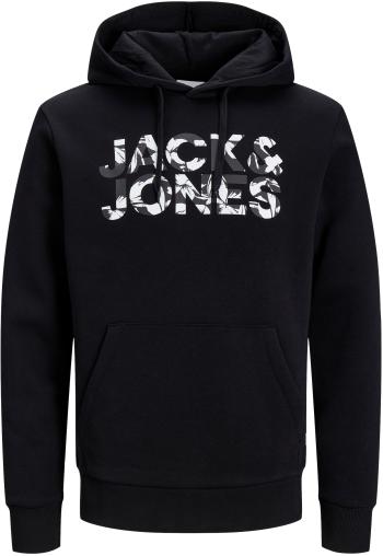 Jack&Jones Hanorac pentru bărbați JJEJEFF Standard Fit 12250682 Black XL