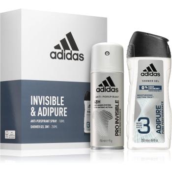 Adidas Invisible & Adipure set cadou pentru bărbați