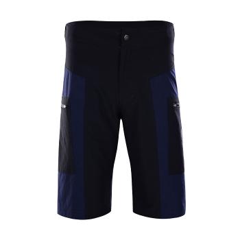 
                 MONTON Pantaloni scurți de ciclism fără bretele - JANKUN MTB - negru/albastru  
            