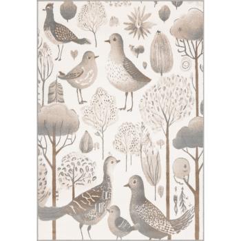 Covor pentru copii bej 133x190 cm Birdy Birds – FD