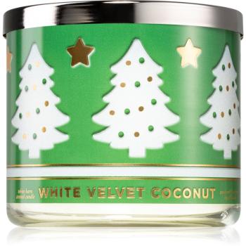 Bath & Body Works White Velvet Coconut lumânare parfumată 411 g