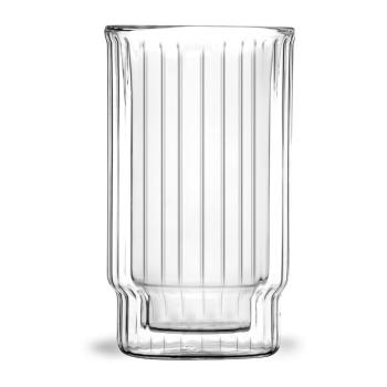 Set 2 pahare cu pereți dubli Vialli Design, 300 ml