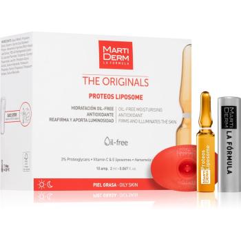 MartiDerm The Originals Proteos Liposome crema cu efect iluminator si de netezire in fiole 10x2 ml