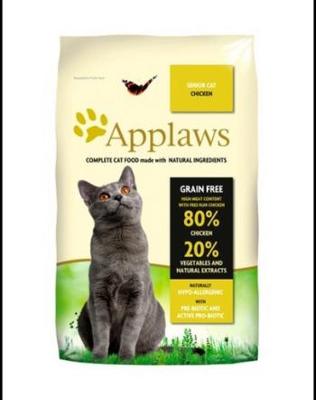 APPLAWS Cat Senior Chicken 6 kg (3x2 kg) Hrana pentru pisici senioare, cu pui