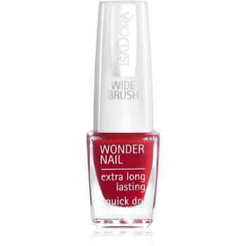 IsaDora Wonder Nail lac de unghii cu uscare rapida culoare 182 Summer Red 6 ml