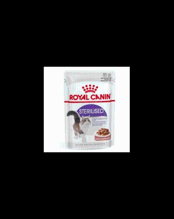 Royal Canin Sterilised Adult hrana umeda in sos pisica sterilizata, 12 x 85 g