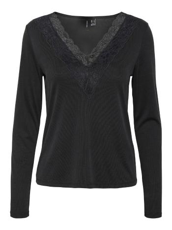 Vero Moda Tricou pentru femei VMPHINE 10270480 Black XS