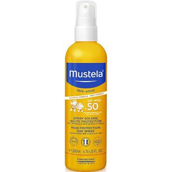 Mustela Spray de protecție solară pentru copii SPF 50 (High Protection Sun Spray) 200 ml