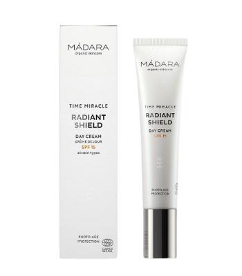 MÁDARA Crema de zi protectoare SPF 15 Time Miracle (Radiant Shield Day Cream SPF 15) 40 ml