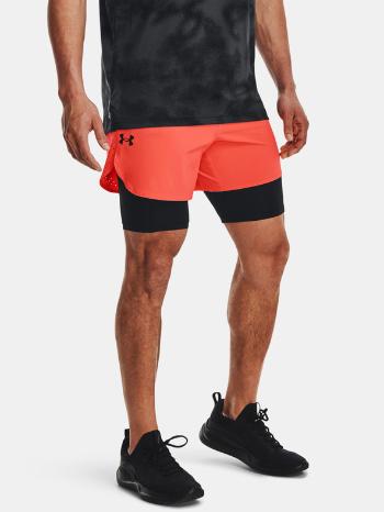 Under Armour UA Peak Woven 2in1 Pantaloni scurți Portocaliu