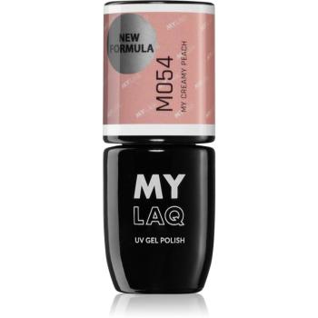 MYLAQ UV Gel Polish lac de unghii sub forma de gel culoare My Creamy Peach 5 ml