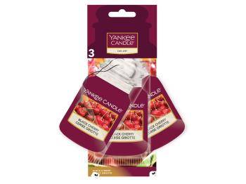 Yankee Candle Purificator din hârtie pentru mașină Black Cherry 3 buc