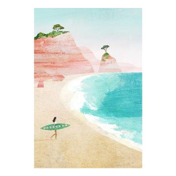 Poster 30x40 cm Surf Girl - Travelposter