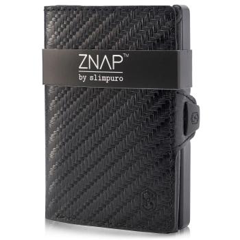 Slimpuro ZNAP, portofel subțire, 8 cărți, compartiment pentru monede, 8,9 × 1,5 × 6,3 cm (L × Î × l), protecție RFID