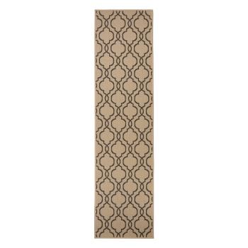 Covor de exterior bej  tip traversă  230x66 cm Milan - Flair Rugs