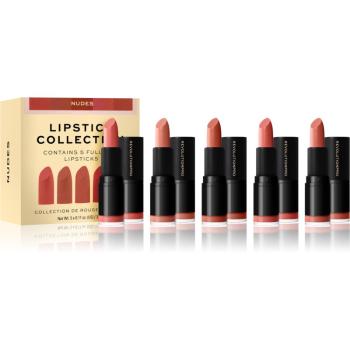 Revolution PRO Lipstick Collection ruj satinat set cadou culoare Nudes 5x3,2 g