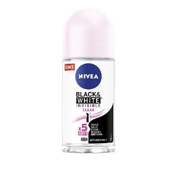 Nivea Ball antiperspirant Invizibil Pentru alb-negru Clear 50 ml