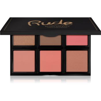 Rude Cosmetics Face Palette Undaunted paletă pentru contur blush 18 g