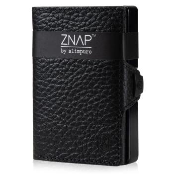 Slimpuro ZNAP, portofel subțire, 12 cărți, compartiment pentru monede, 8,9 × 1,8 × 6,3 cm (L × Î × l), protecție RFID