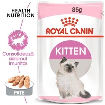 Royal Canin Kitten, plic hrană umedă pisici, (pate), 85g