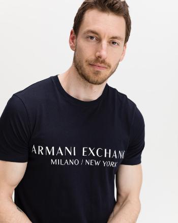 Armani Exchange Navy Tricou Albastru