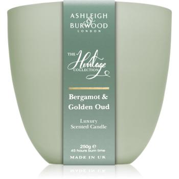 Ashleigh & Burwood London The Heritage Collection Bergamot & Golden Oud lumânare parfumată 250 g