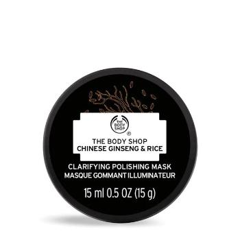 The Body Shop Mască facială exfoliantă și revitalizantă Chinese Ginseng & Rice (Clarifying Polishing Mask) 15 ml