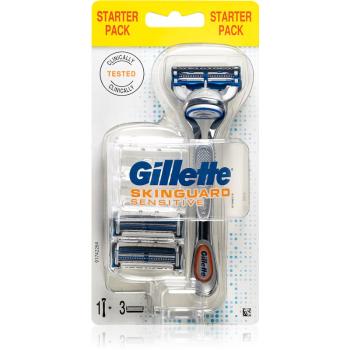 Gillette Skinguard  Sensitive aparat de ras pentru piele sensibila rezerva lama 3 pc