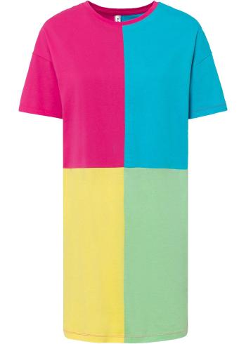 Rochie cu cromatică colorblock