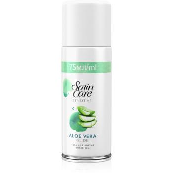 Gillette Satin Care Sensitive Skin gel pentru bărbierit cu aloe vera 75 ml