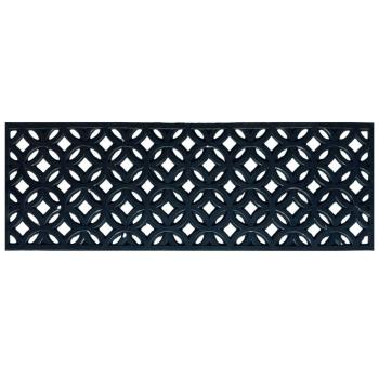 Covoraș de cauciuc pentru scări HOME ELEMENTE Diamond Step, 25 x 75 cm