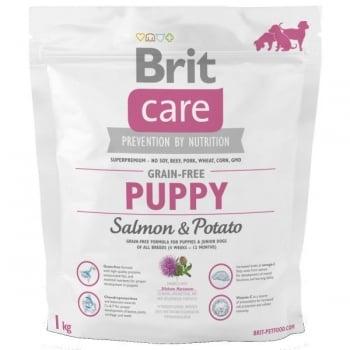 Brit Care Grain Free Puppy Somon si Cartofi, 1 kg