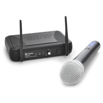UHF radio, microfon set Skytec STWM721 1 canal 1 microfon