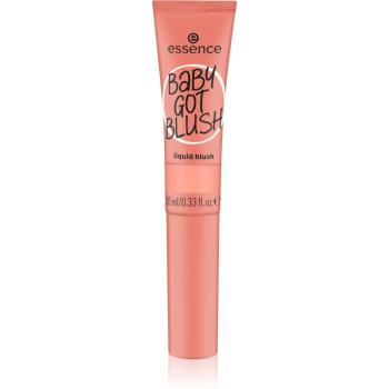 essence BABY GOT BLUSH fard de obraz lichid culoare 40 Coral Crush 10 ml