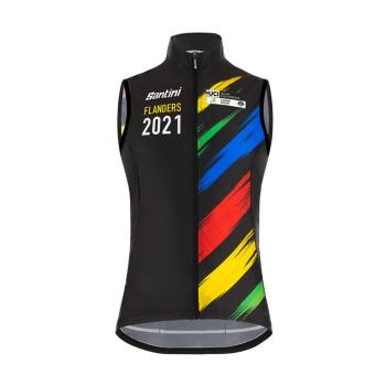Santini UCI WC FLANDERS 2021 vestă - black/print