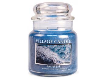 Village Candle Lumânare parfumată în sticlă Valuri marine (Sea Salt Surf) 389 g