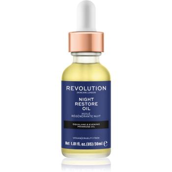 Revolution Skincare Night Restore Oil ulei hidratant iluminator 30 ml