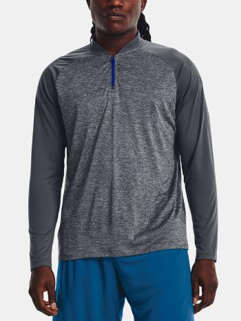 Under Armour UA Tech 2.0 Novelty 1/4 Zip Tricou Gri