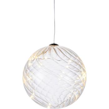 Decorațiune cu lumină LED Sirius Wave Ball, Ø 13 cm