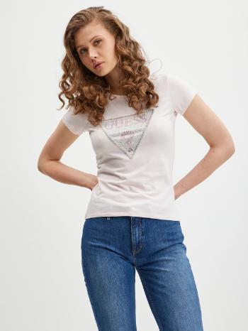 Guess Crystal Tricou Roz