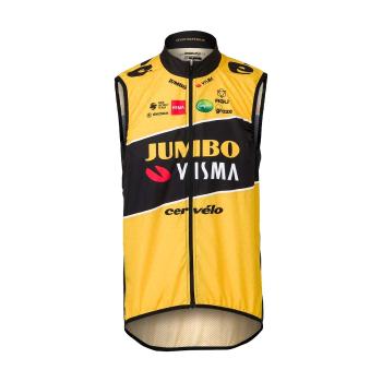 
                 AGU Vestă de ciclism - JUMBO-VISMA 2022 - negru/galben  
            