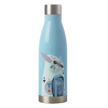 Sticlă termos din inox Maxwell & Williams Pete Cromer Kookaburra, 500 ml, albastru