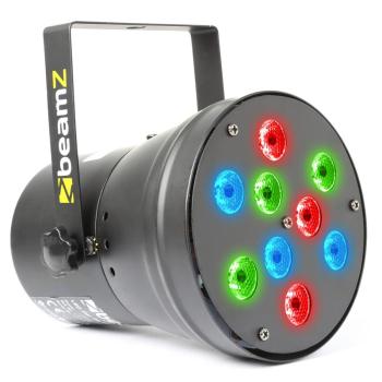 Beamz BEAM Z LED PAR36 Spot, LED efect de lumină, 9X 1W DMX