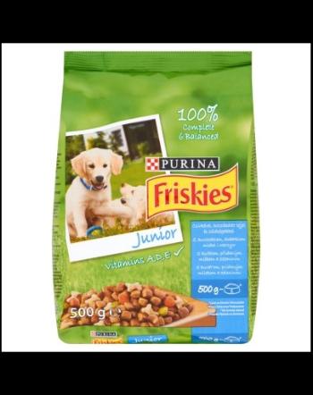 FRISKIES Junior Hrana uscata pentru catei, cu pui si legume 500 g