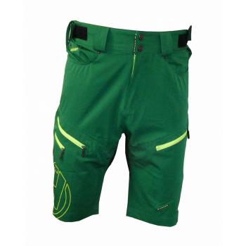 HAVEN NAVAHO SLIMFIT pantaloni scurți - dark green/yellow