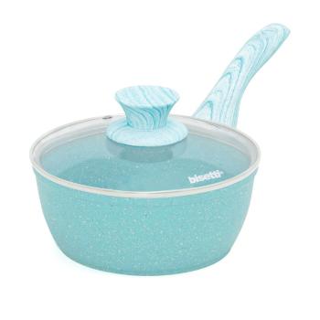 Ibric cu capac Bisetti Miss Gourmet, ø 18 cm, albastru