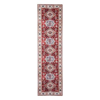 Covor de culoare roșie/bej 225x60 cm Topaz - Think Rugs