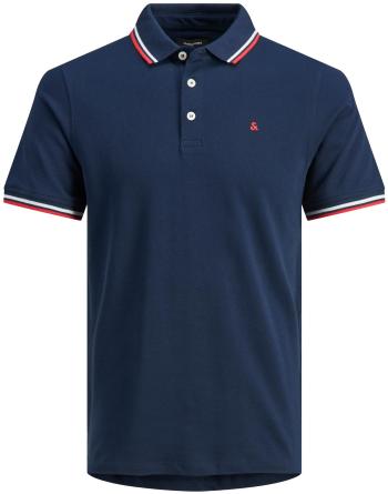 Jack&Jones PLUS Pentru bărbați cămașă polo Slim Fit JJEPAULOS 12143859 Navy Blazer 8XL